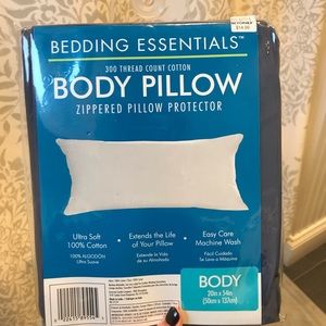 NWT NAVY BLUE BODY PILLOW CASE